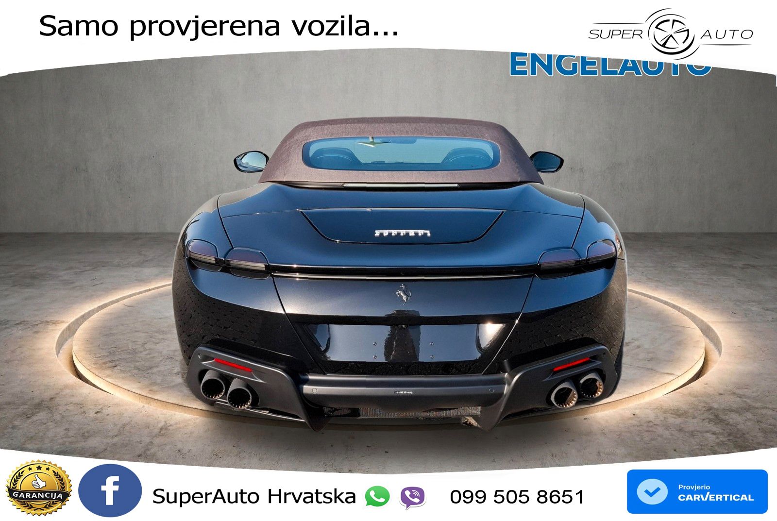 Ferrari Roma Spider 3.9 V8 (620 KS) F1 DCT LED+GR SJED+ACC