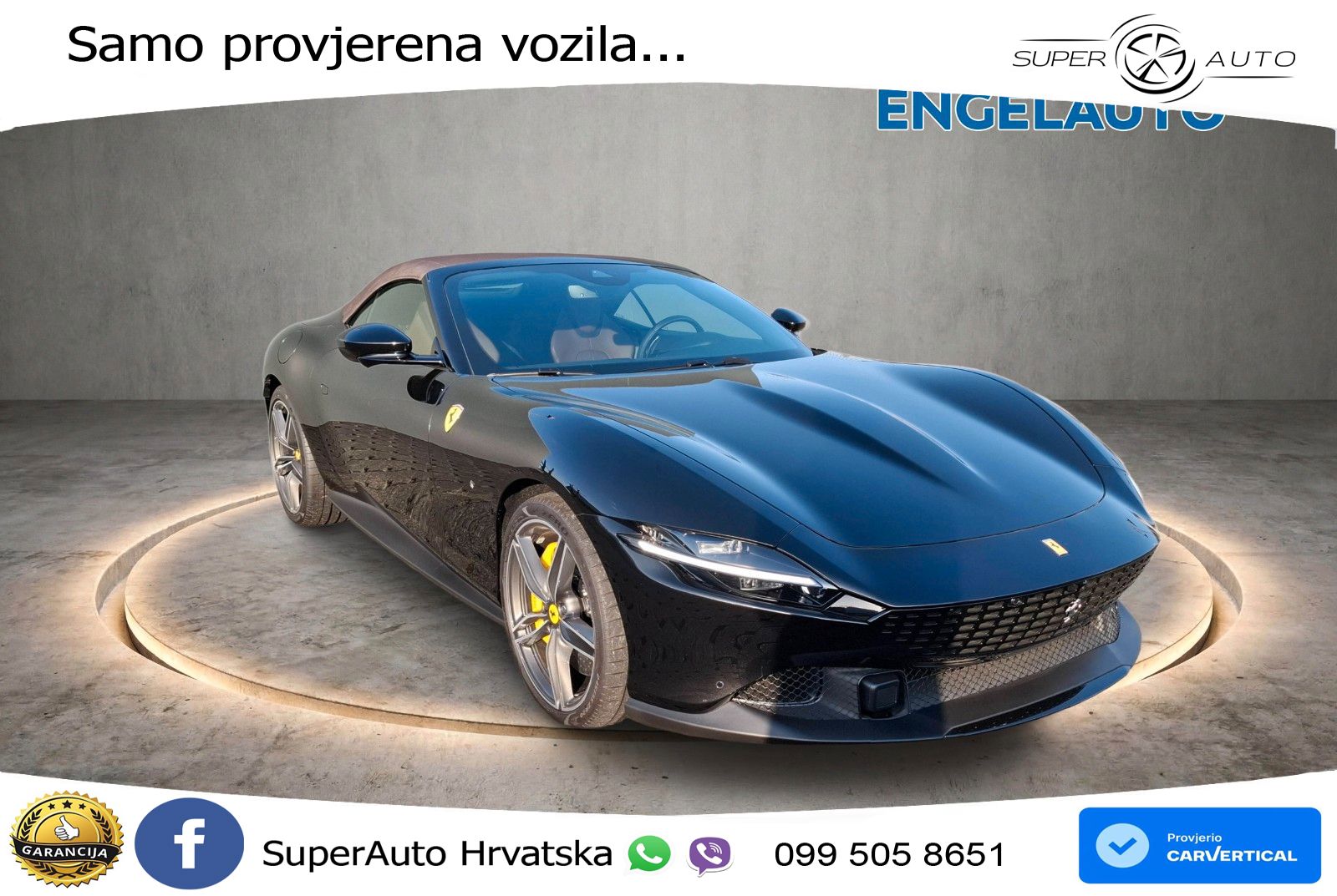 Ferrari Roma Spider 3.9 V8 (620 KS) F1 DCT LED+GR SJED+ACC
