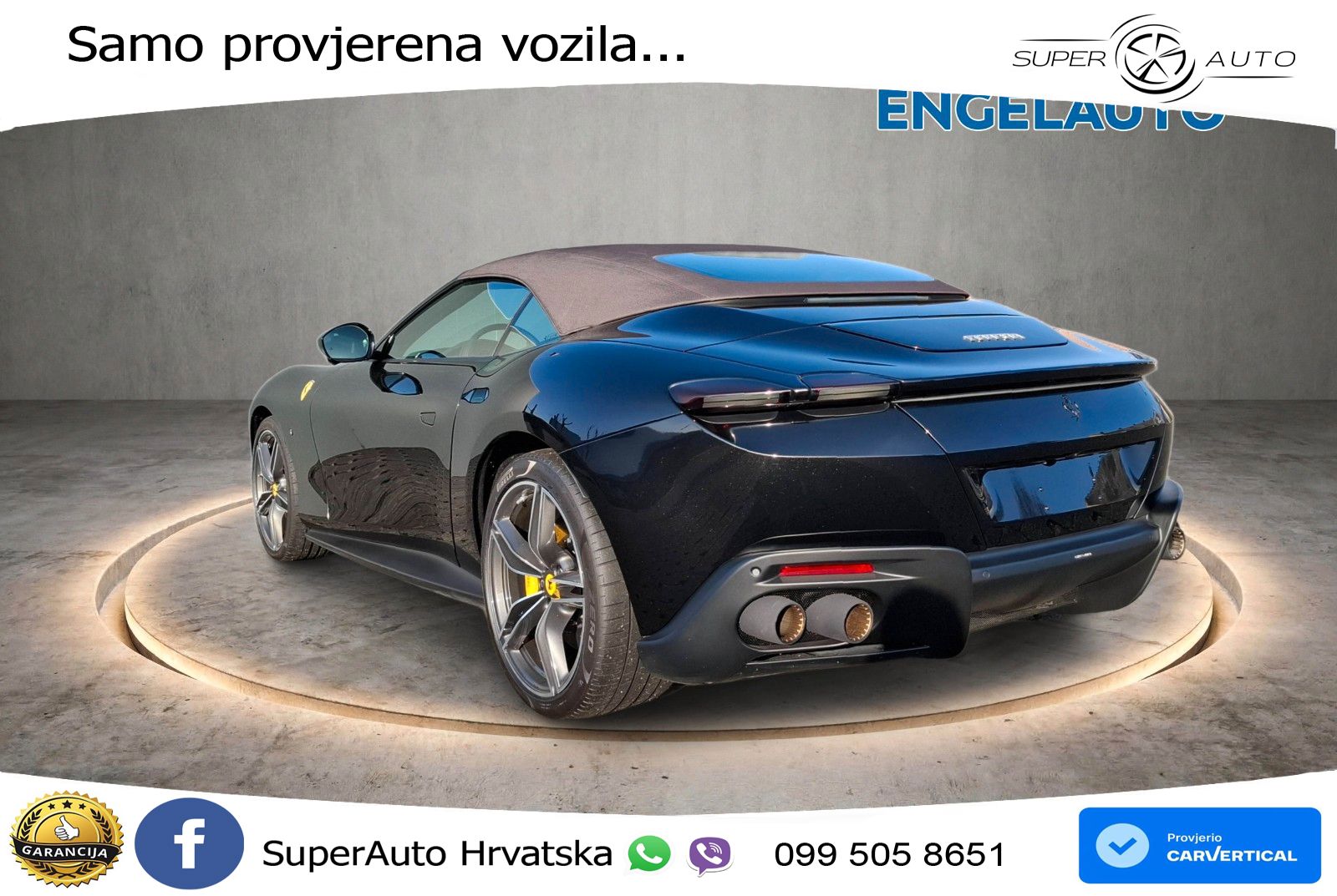 Ferrari Roma Spider 3.9 V8 (620 KS) F1 DCT LED+GR SJED+ACC