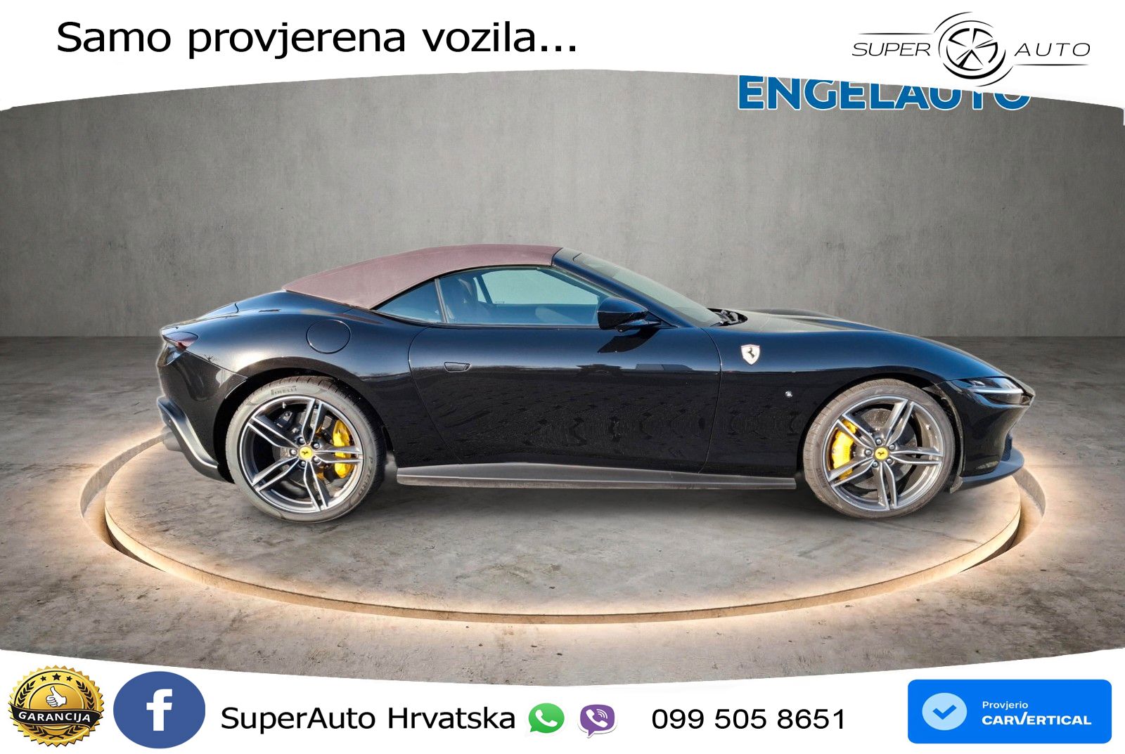 Ferrari Roma Spider 3.9 V8 (620 KS) F1 DCT LED+GR SJED+ACC