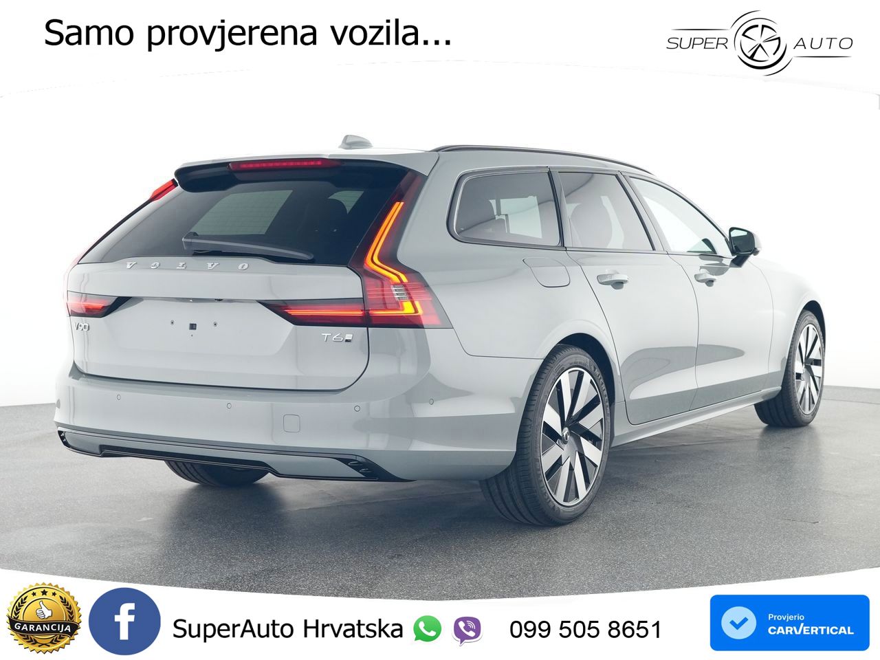 Volvo V90 Recharge T6 AWD Geartronic LED+GR SJED+ACC