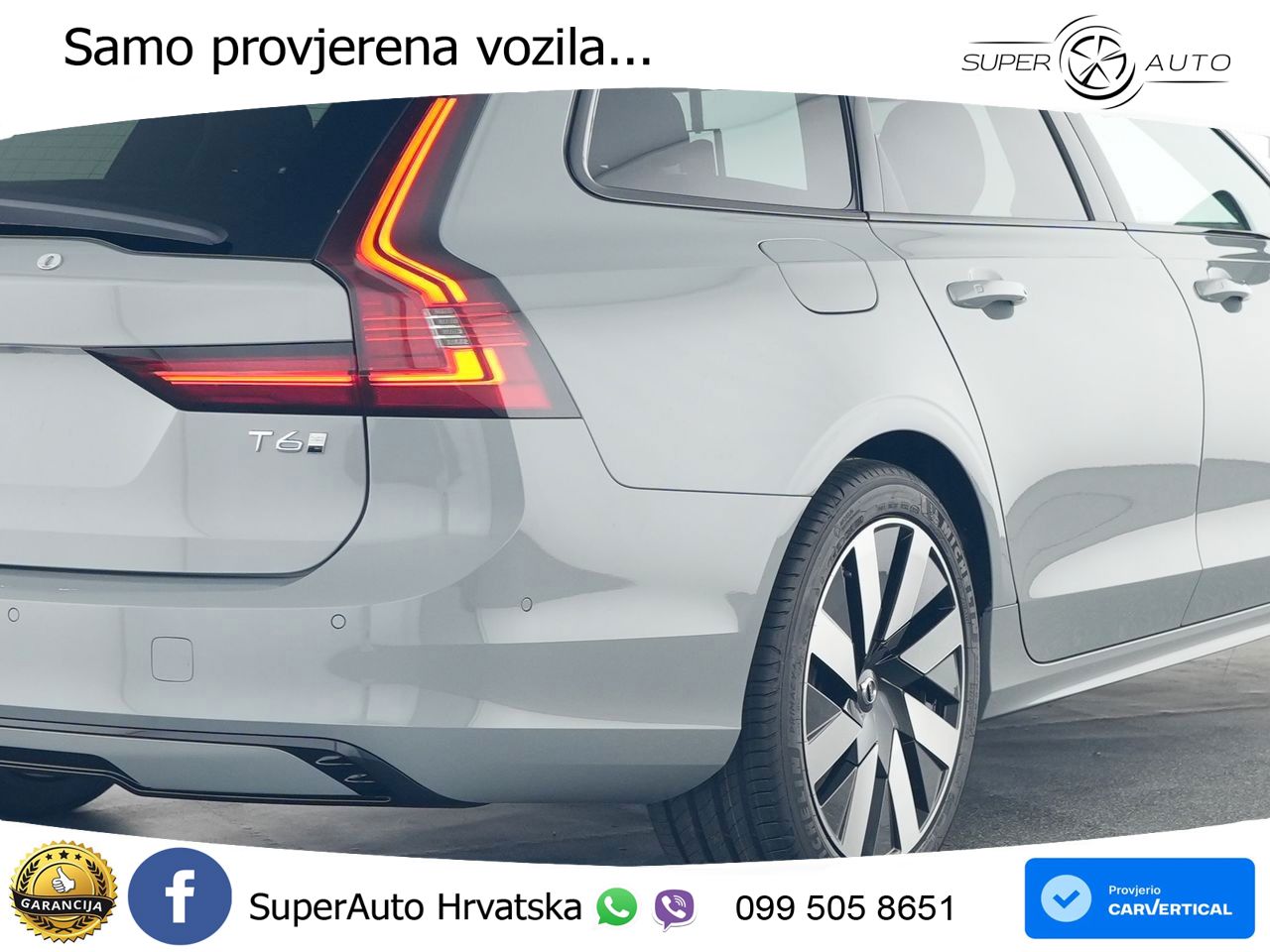 Volvo V90 Recharge T6 AWD Geartronic LED+GR SJED+ACC