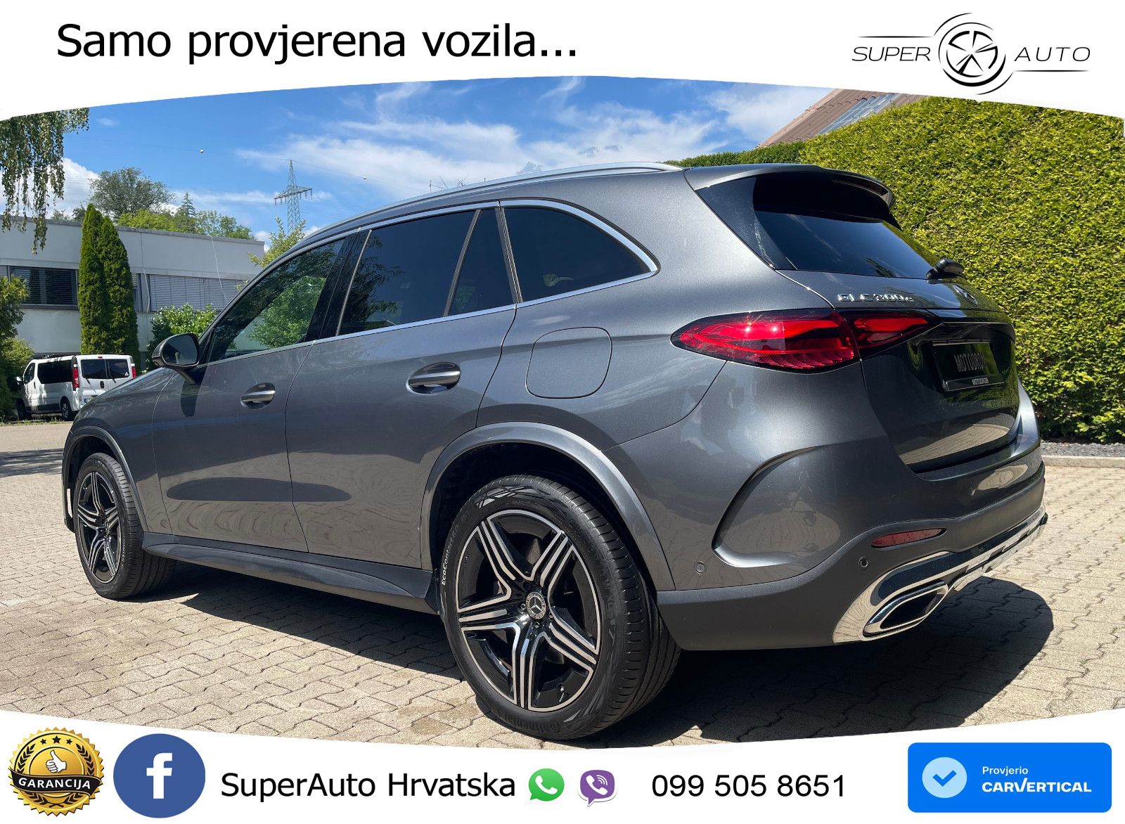 Mercedes GLC 300e (313 KS) 4MATIC 9G-TRONIC AMG ZRAČNI+ACC+GR SJED+360+PANO