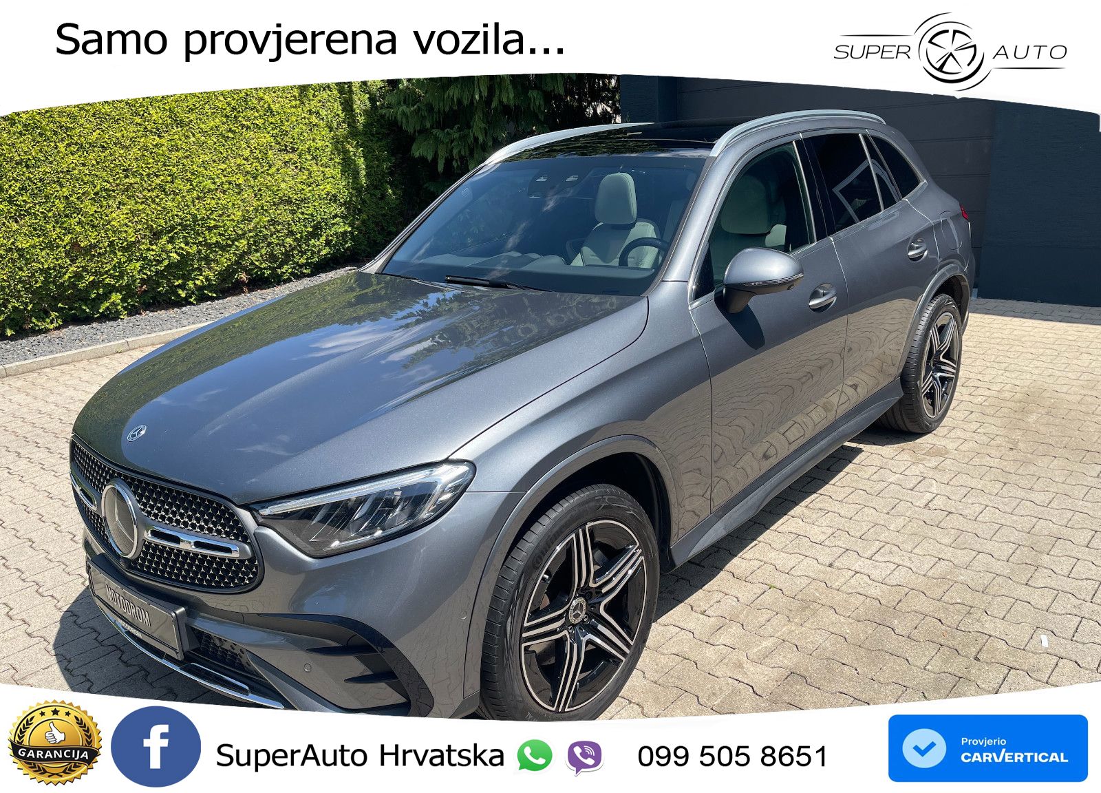 Mercedes GLC 300e (313 KS) 4MATIC 9G-TRONIC AMG ZRAČNI+ACC+GR SJED+360+PANO