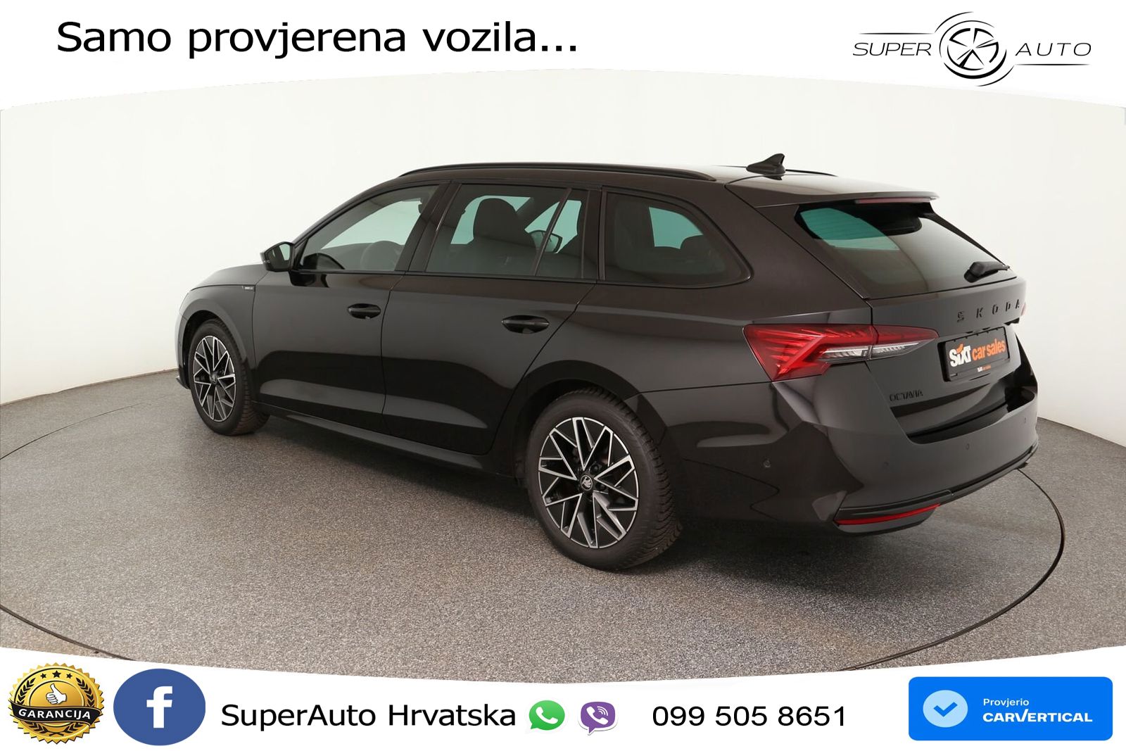 Škoda Octavia Combi 1.5 TSI (150 KS) DSG SportLine LED+GR SJED+ACC