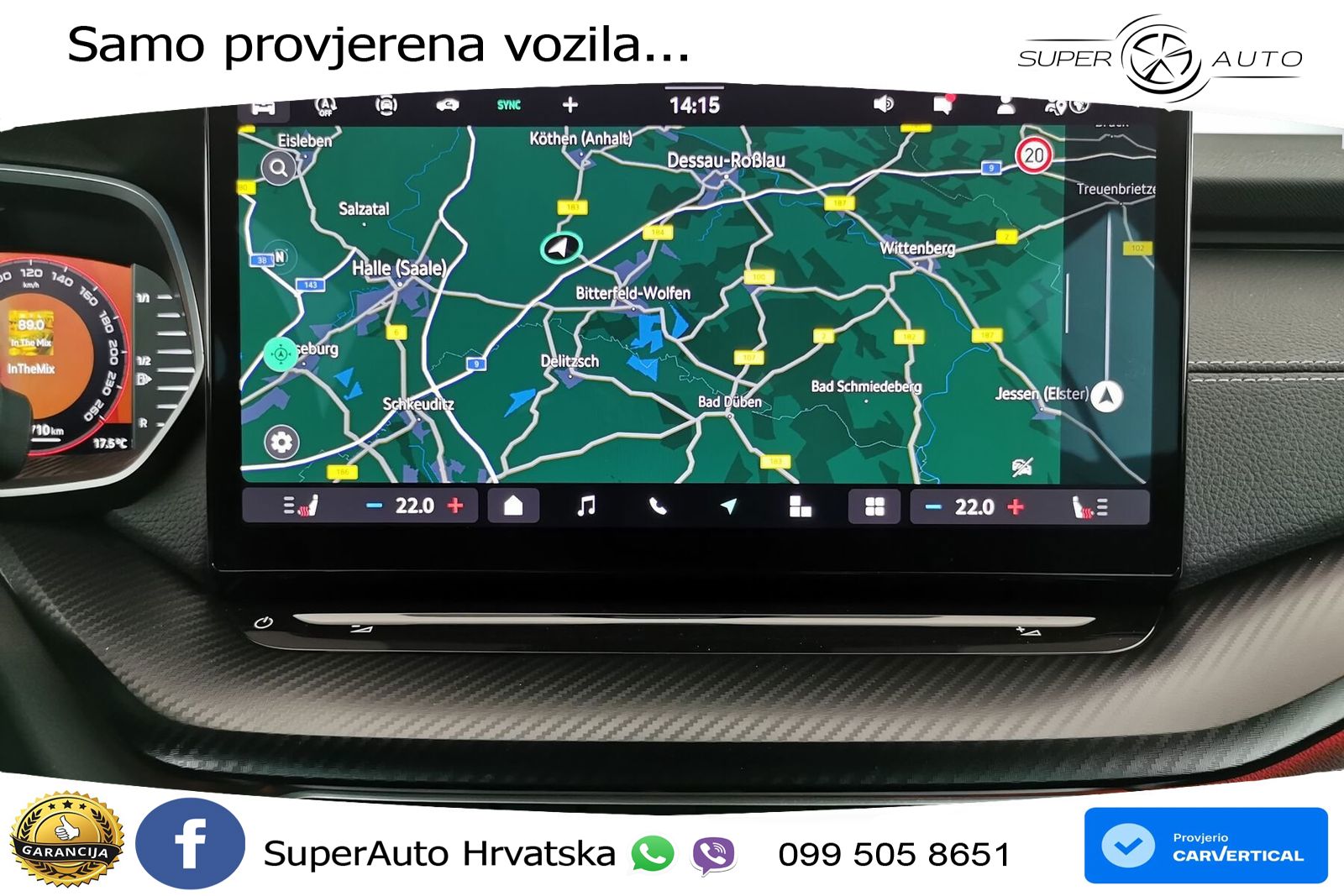 Škoda Octavia Combi 1.5 TSI (150 KS) DSG SportLine LED+GR SJED+ACC