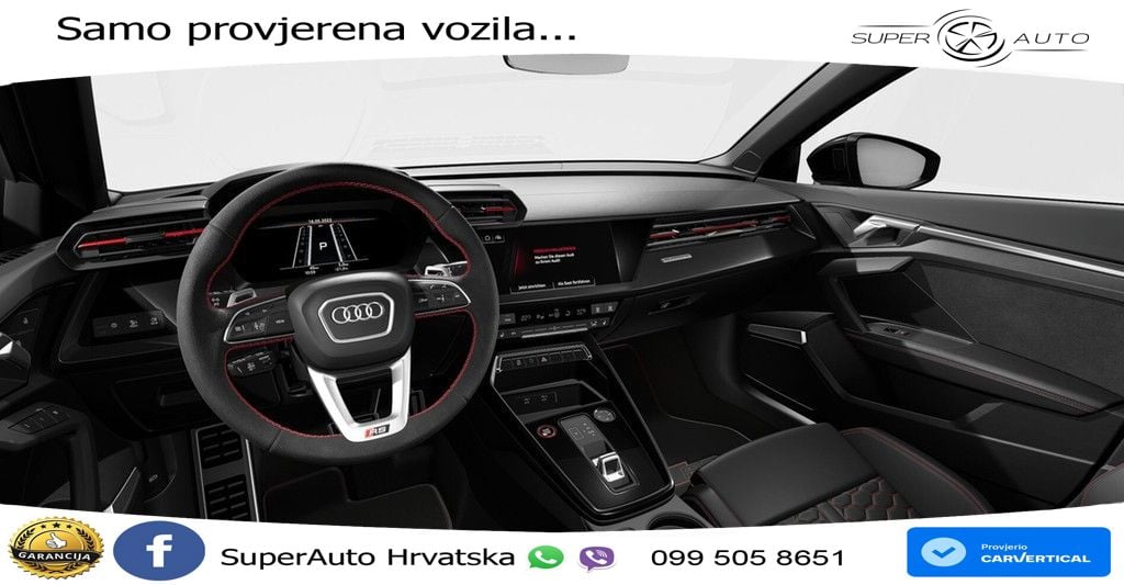 Audi RS3 Sedan 2.5 TFSI (400 KS) quattro S tronic LED+GR SJED+ACC