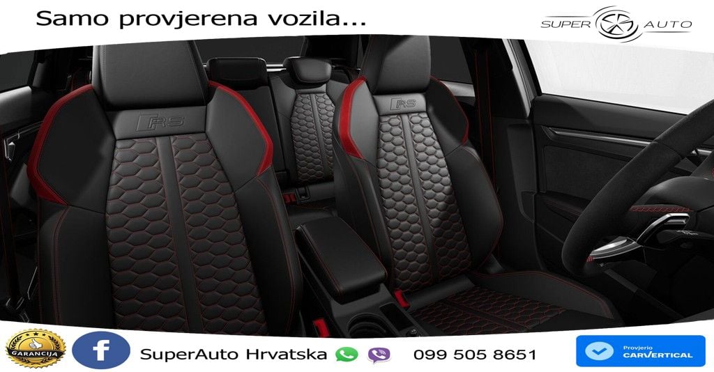 Audi RS3 Sedan 2.5 TFSI (400 KS) quattro S tronic LED+GR SJED+ACC