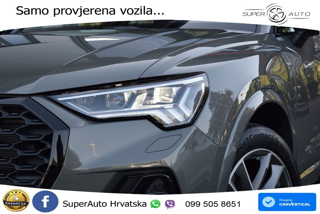 Audi Q3 II Sportback 35 TFSI (150 KS) S tronic S line MATRIX+GR SJED+KAM