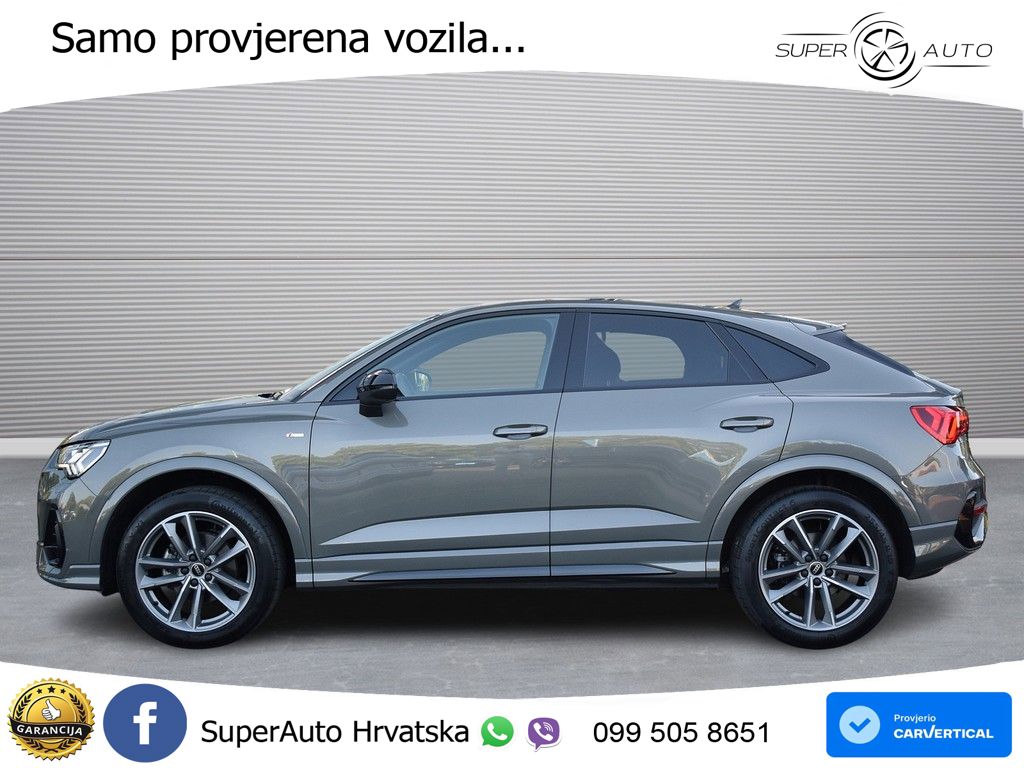 Audi Q3 II Sportback 35 TFSI (150 KS) S tronic S line MATRIX+GR SJED+KAM