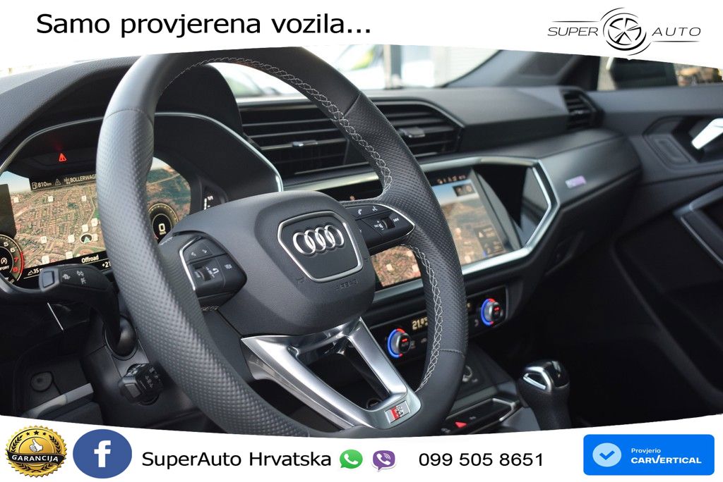 Audi Q3 II Sportback 35 TFSI (150 KS) S tronic S line MATRIX+GR SJED+KAM