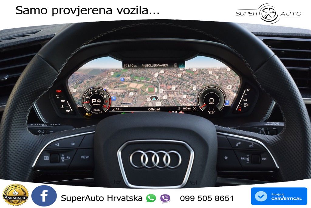 Audi Q3 II Sportback 35 TFSI (150 KS) S tronic S line MATRIX+GR SJED+KAM