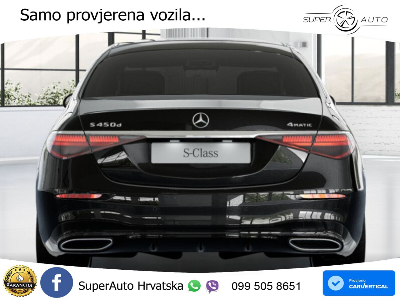 Mercedes S 450d (367 KS) EQ Boost 4MATIC 9G-TRONIC AMG LED+GR SJED+ACC
