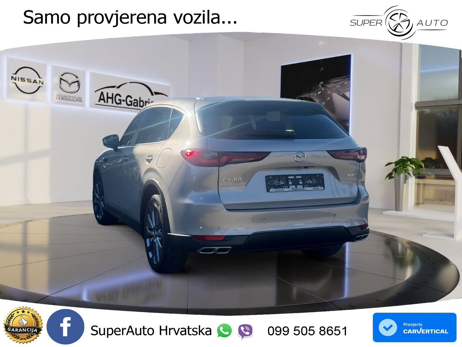Mazda CX-60 2.5 e-Skyactiv (328 KS) AWD Automatic LED+GR SJED+ACC