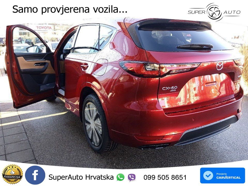 Mazda CX-60 3.3 e-Skyactiv D (254 KS) AWD Automatic MATRIX+GR SJED+KAM