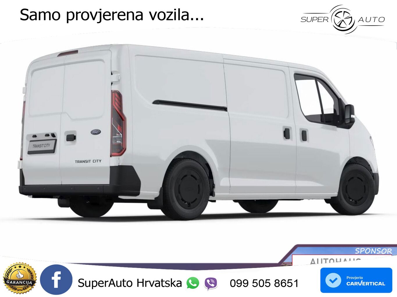Ford Transit City 56kWh L1H1 / L2H2 Trend UVP-32%* 150 KS
