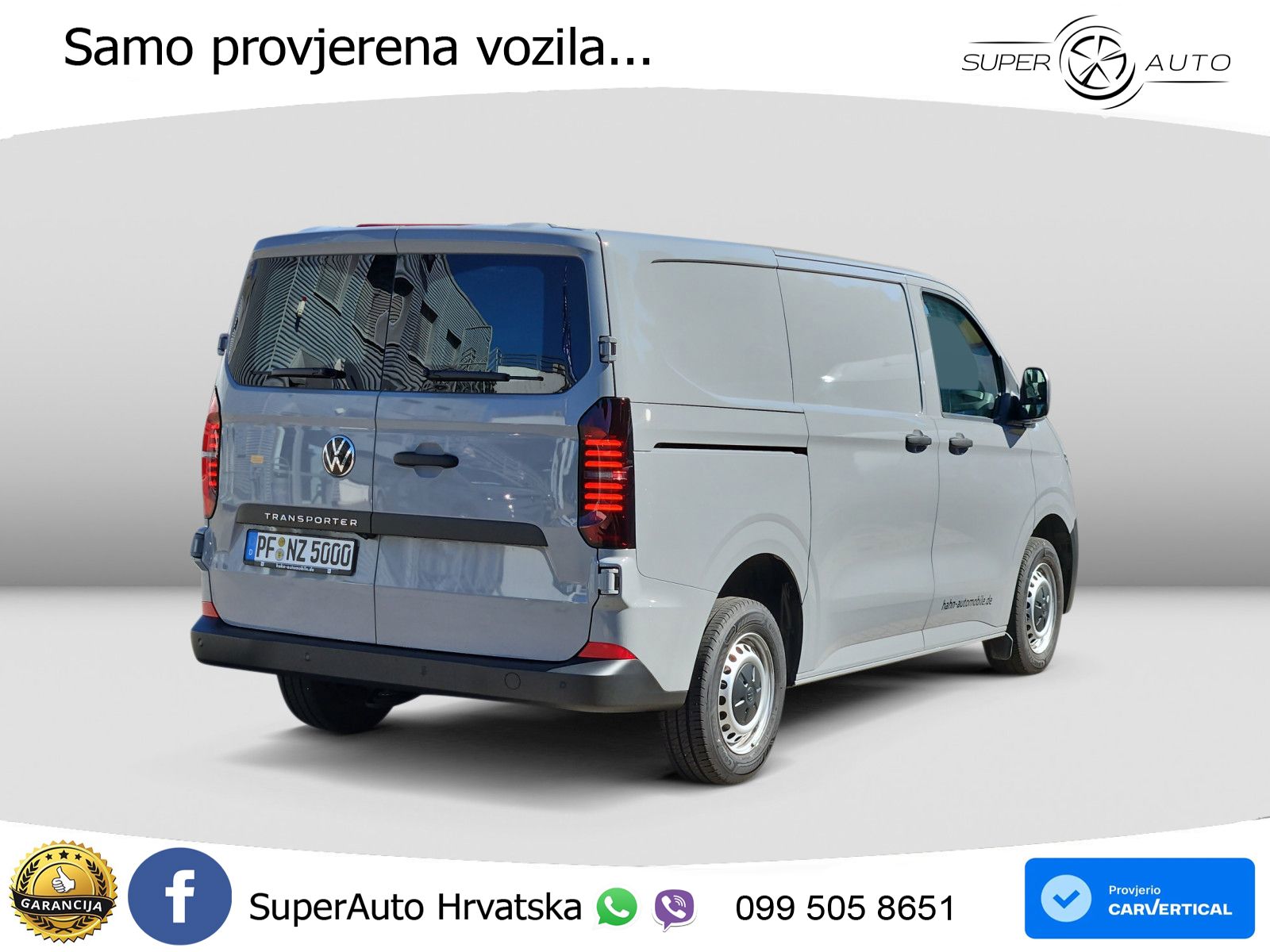 Volkswagen T7 Transporter Kasten 2,0l 81kW PDC KLIMA 110 KS