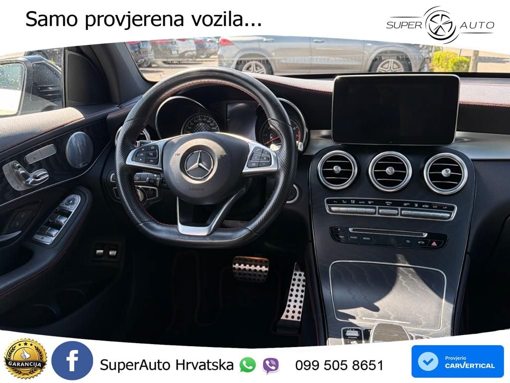 Mercedes AMG GLC 43 V6 (390 KS) 4MATIC TCT ZRAČNI+ACC+GR SJED+KAM+PANO