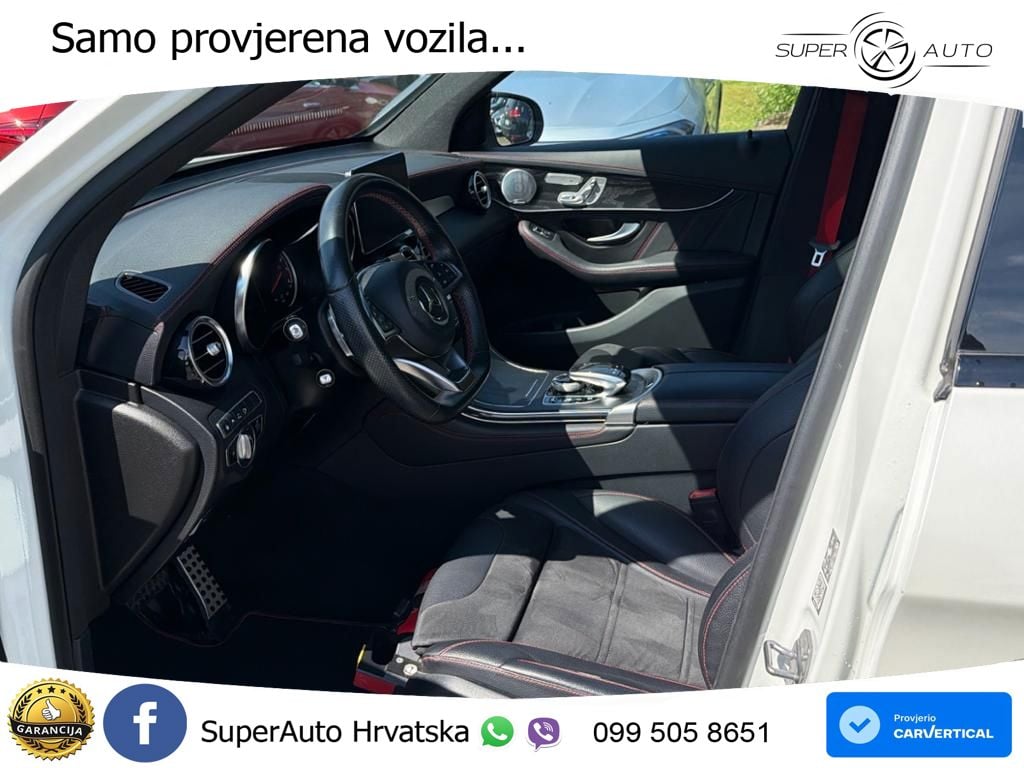 Mercedes AMG GLC 43 V6 (390 KS) 4MATIC TCT ZRAČNI+ACC+GR SJED+KAM+PANO