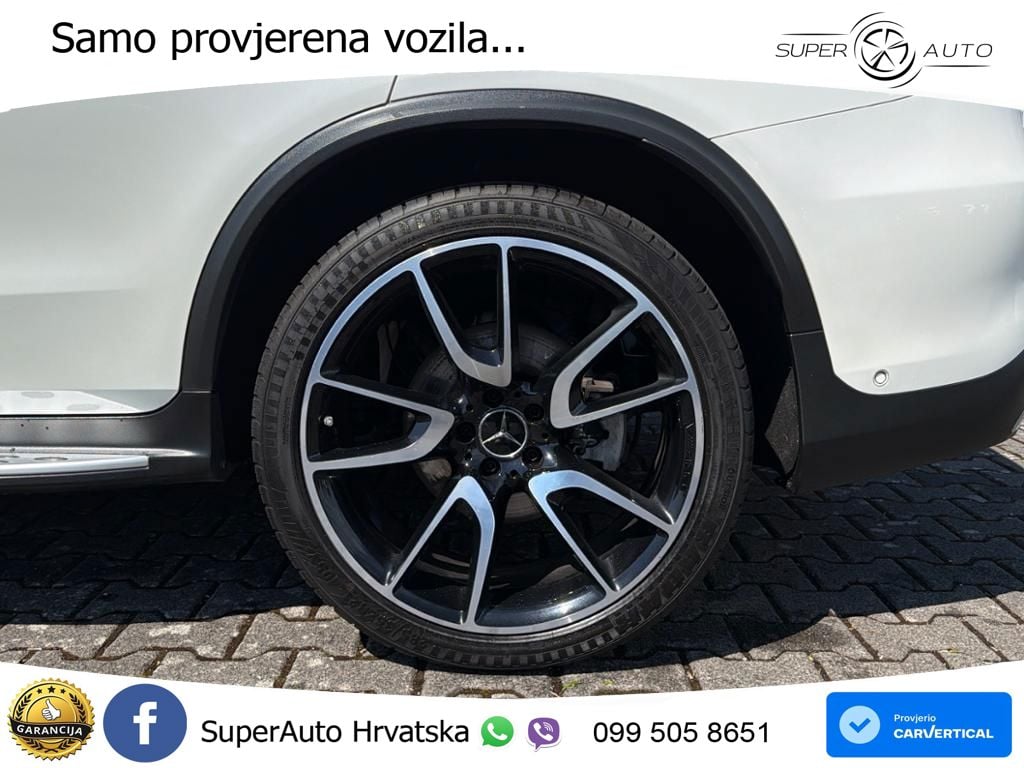 Mercedes AMG GLC 43 V6 (390 KS) 4MATIC TCT ZRAČNI+ACC+GR SJED+KAM+PANO