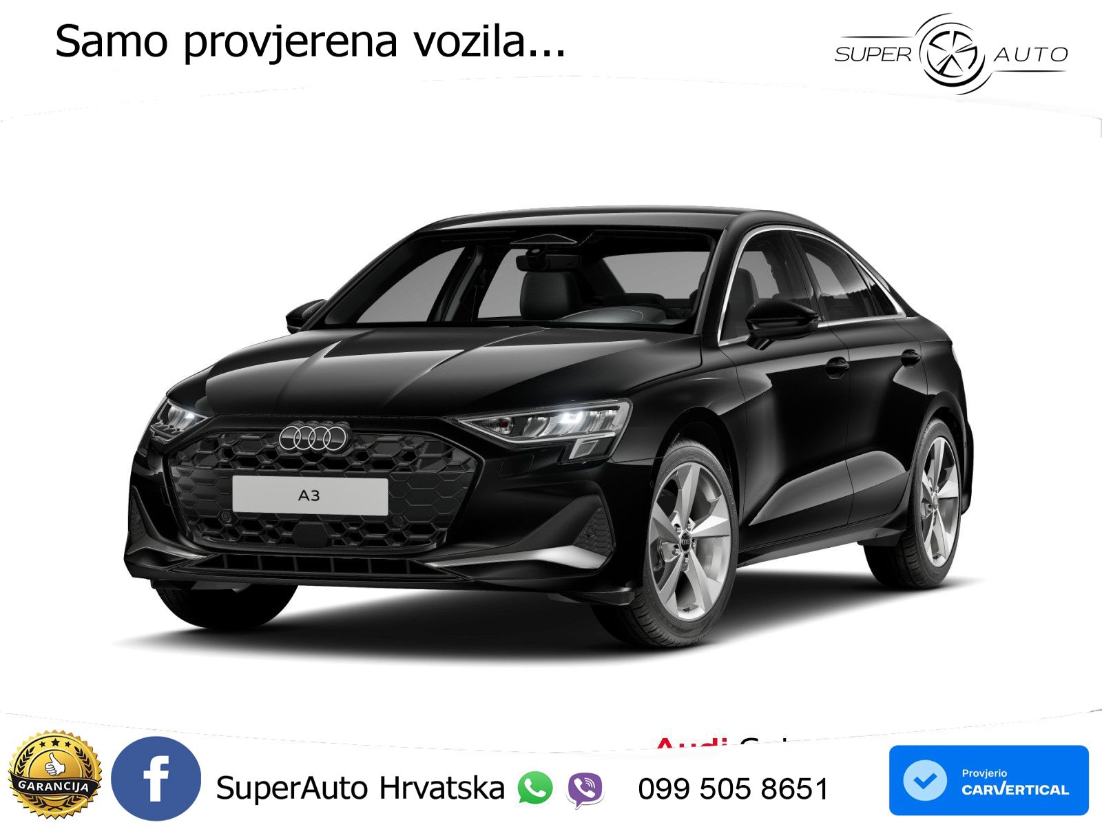 Audi A3 Limuzina 35 TFSI (150 KS) S tronic advanced LED+GR SJED+ACC