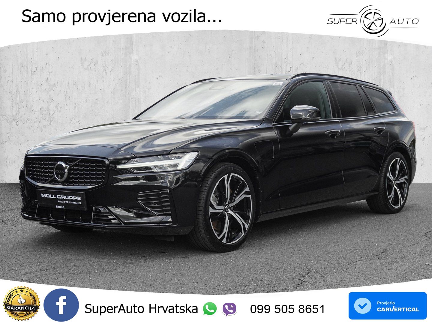 Volvo V60 2.0 T8 AWD Geartronic LED+GR SJED+ACC
