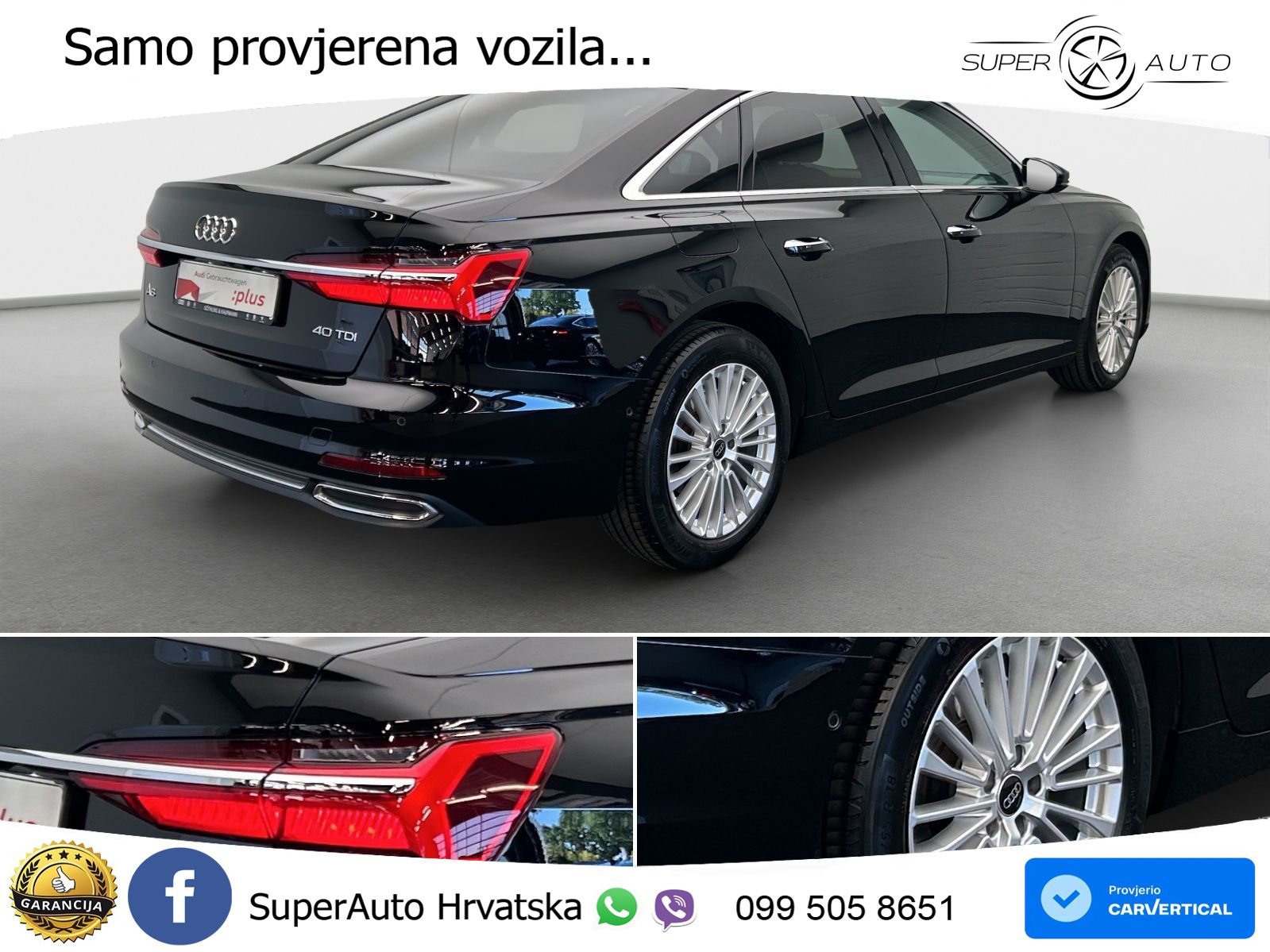 Audi A6 40 TDI (204 KS) S tronic LED+GR SJED+ACC