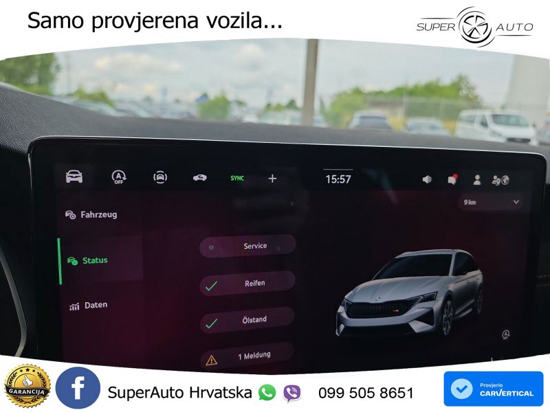 Škoda Octavia Combi RS 2.0 TSI (265 KS) DSG LED+GR SJED+ACC