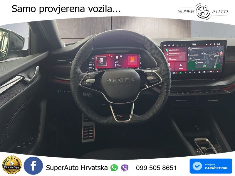 Škoda Octavia Combi RS 2.0 TSI (265 KS) DSG LED+GR SJED+ACC
