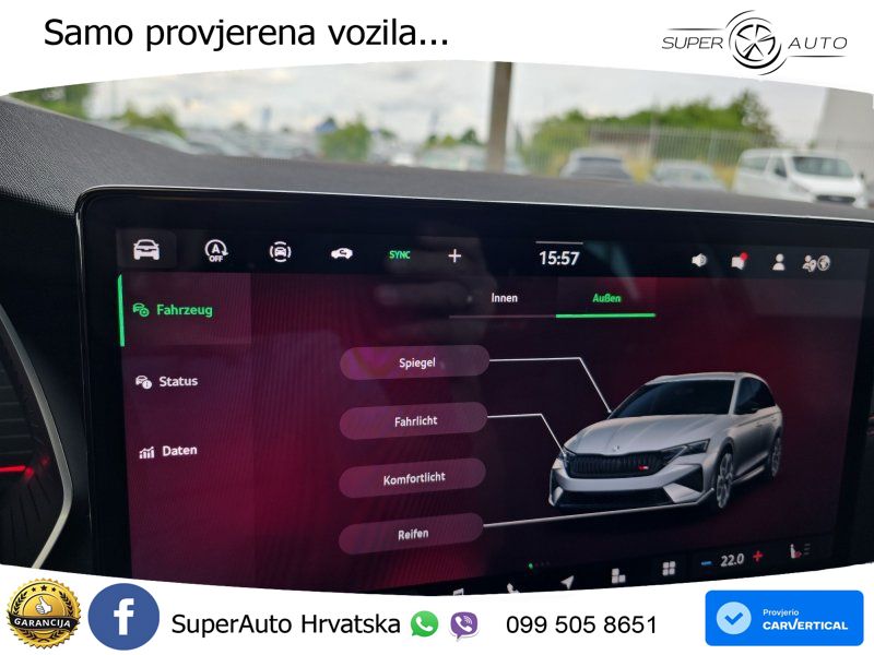 Škoda Octavia Combi RS 2.0 TSI (265 KS) DSG LED+GR SJED+ACC