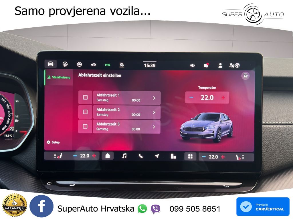 Škoda Octavia Combi 2.0 TDI (150 KS) DSG SportLine