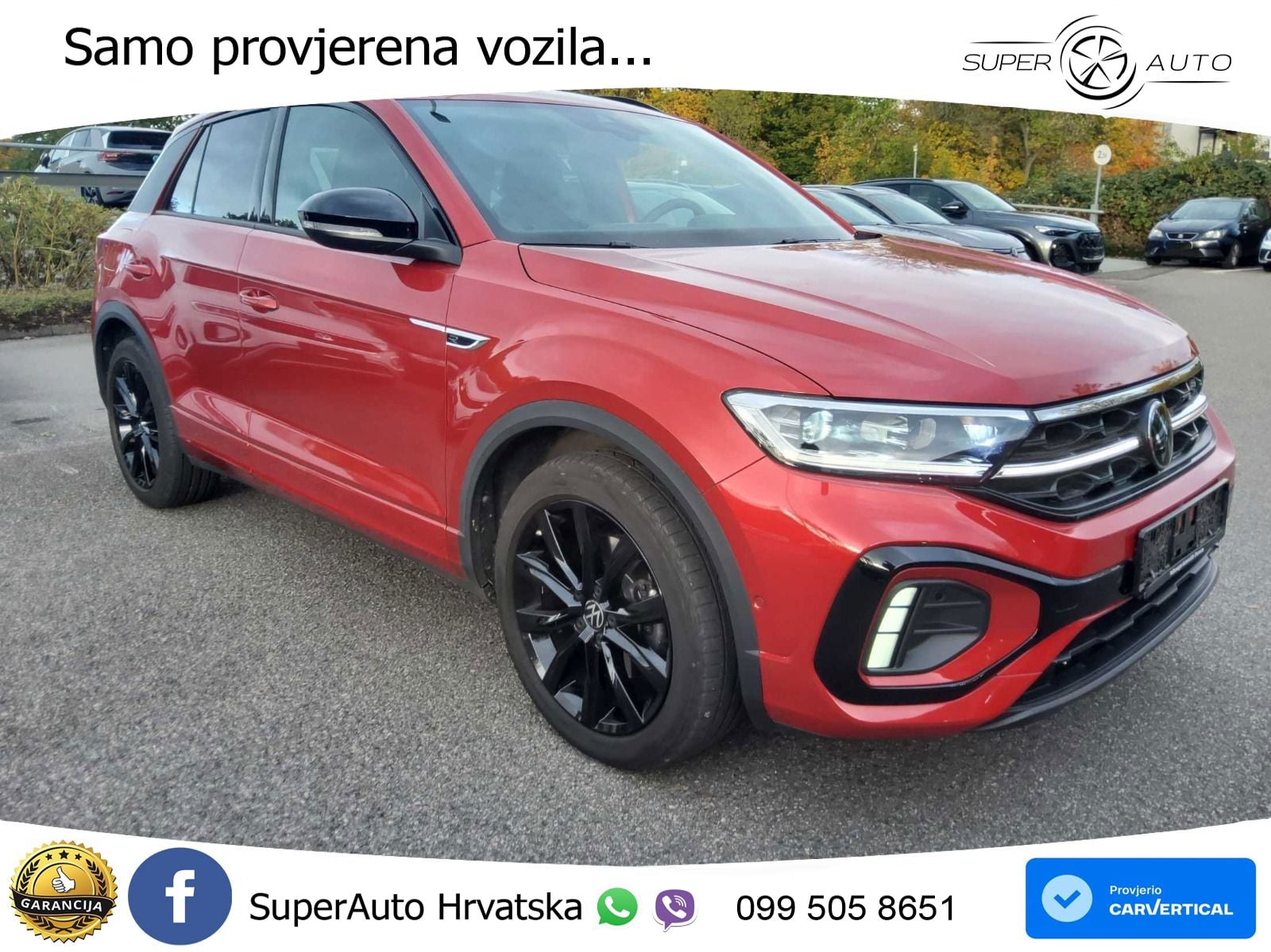 Volkswagen T-Roc 2.0 TSI (190 KS) 4M DSG R-Line LED+GR SJED+ACC