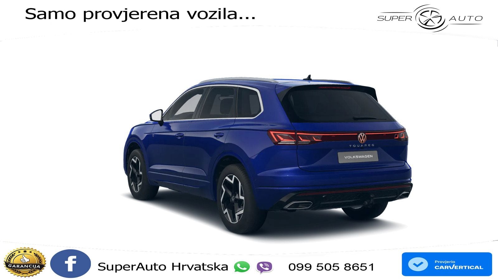 Volkswagen Touareg 3.0 V6 TDI (231 KS) 4MOTION Tiptronic R-Line ZRAČNI+ACC+4xGR SJED+KAM