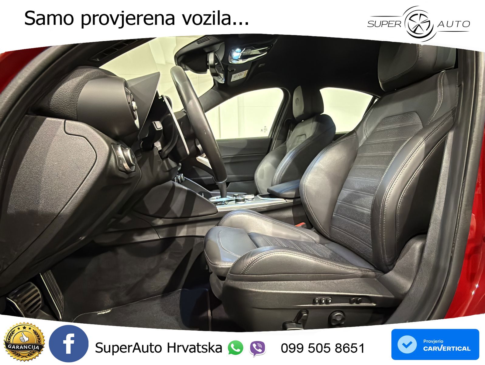 Alfa Romeo Giulia 2.0 Turbo (280 KS) Q4 Automatic LED+GR SJED+ACC