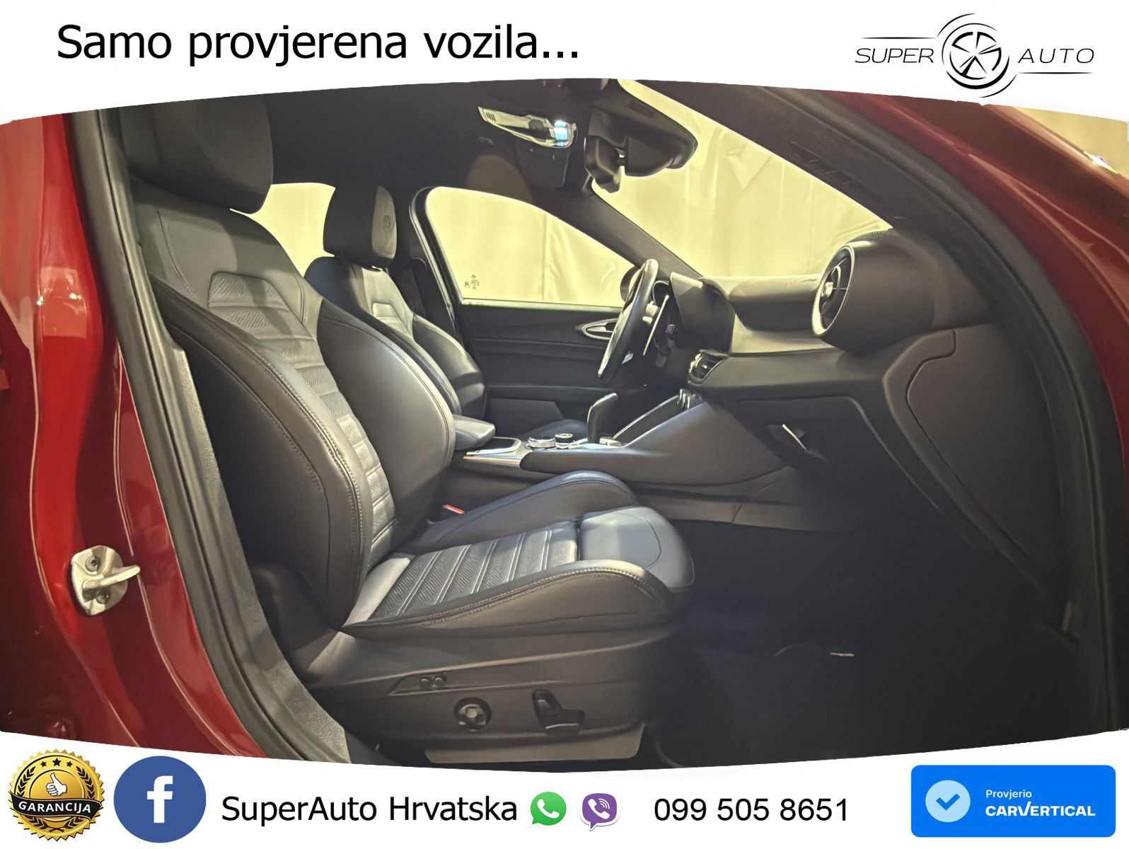 Alfa Romeo Giulia 2.0 Turbo (280 KS) Q4 Automatic LED+GR SJED+ACC