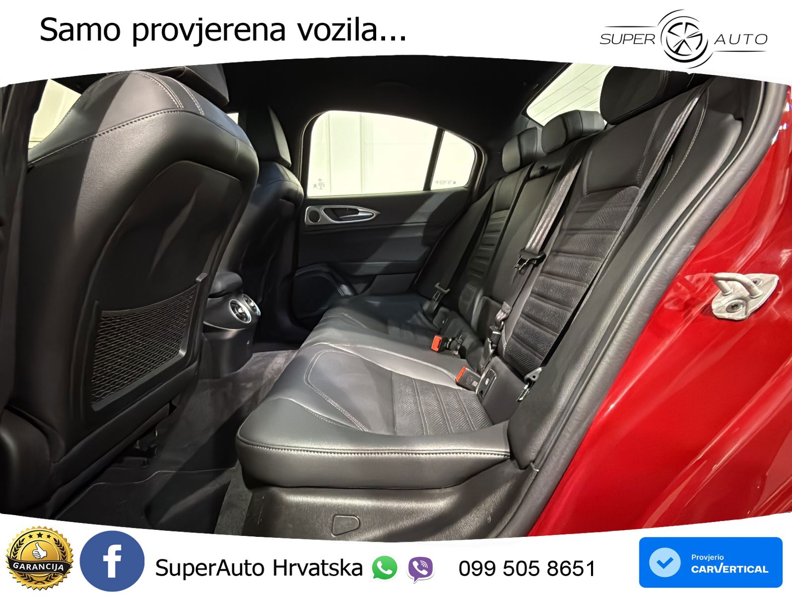 Alfa Romeo Giulia 2.0 Turbo (280 KS) Q4 Automatic LED+GR SJED+ACC
