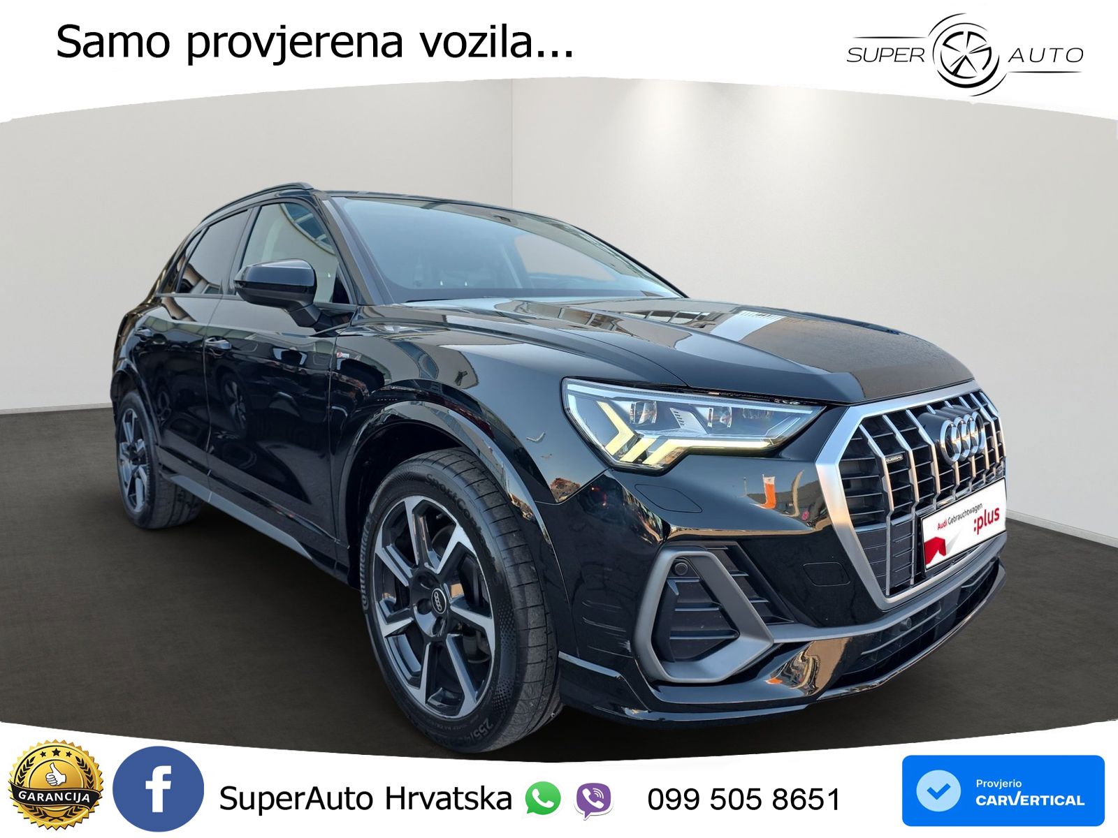 Audi Q3 45 TFSI (245 KS) quattro S tronic S line MATRIX+GR SJED+KAM