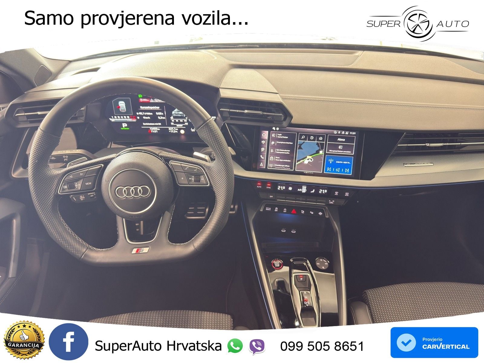 Audi S3 2.0 TFSI (333 KS) quattro S tronic LED+ACC