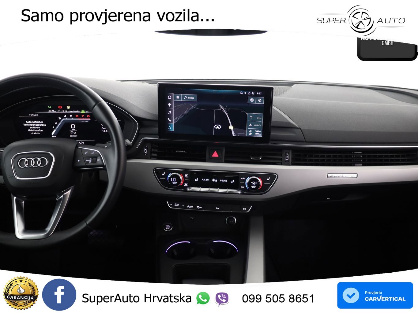 Audi A5 Sportback  40 TFSI (204 KS) quattro S tronic S line MATRIX+GR SJED+KAM