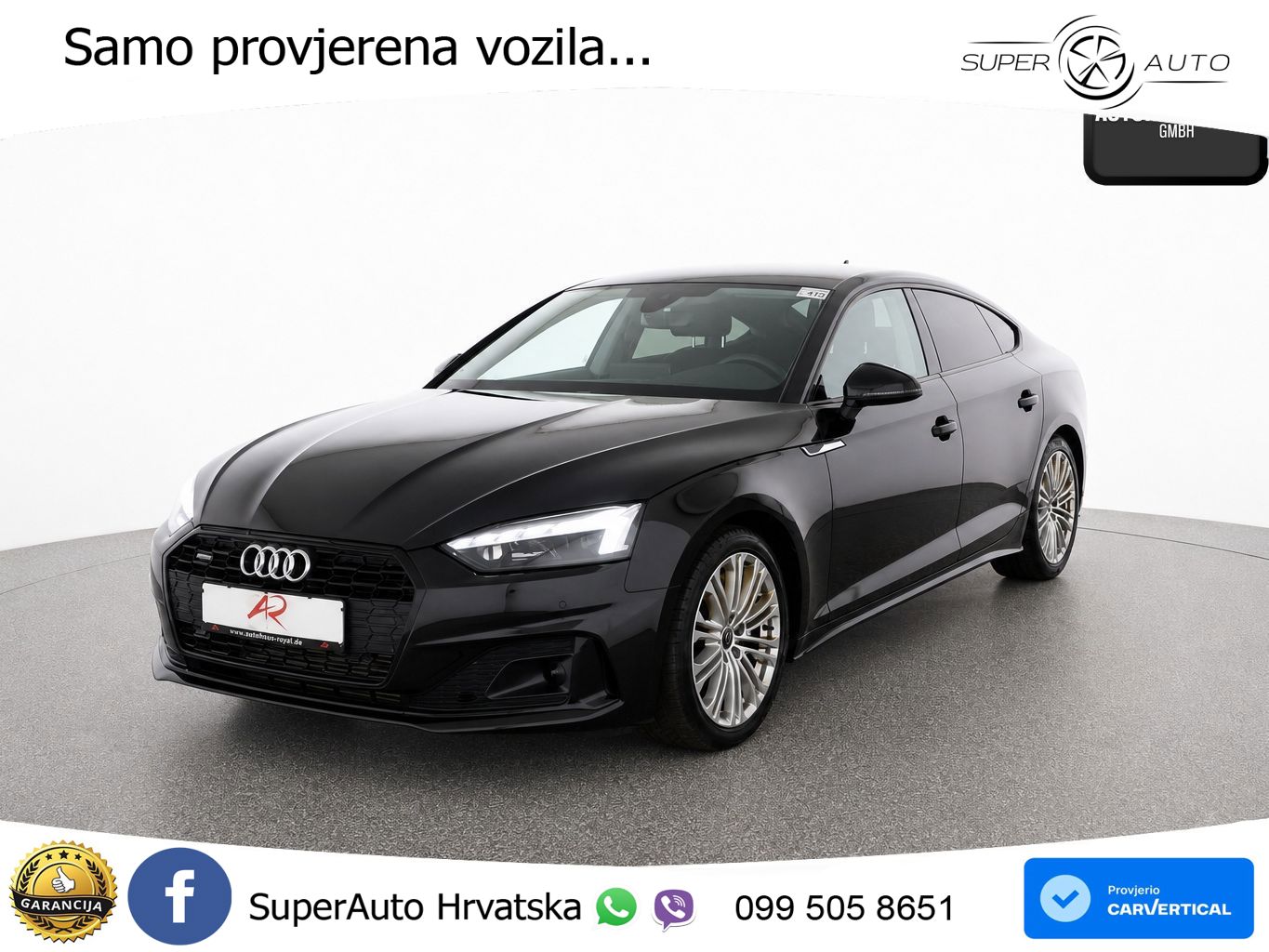 Audi A5 Sportback  40 TFSI (204 KS) quattro S tronic S line MATRIX+GR SJED+KAM