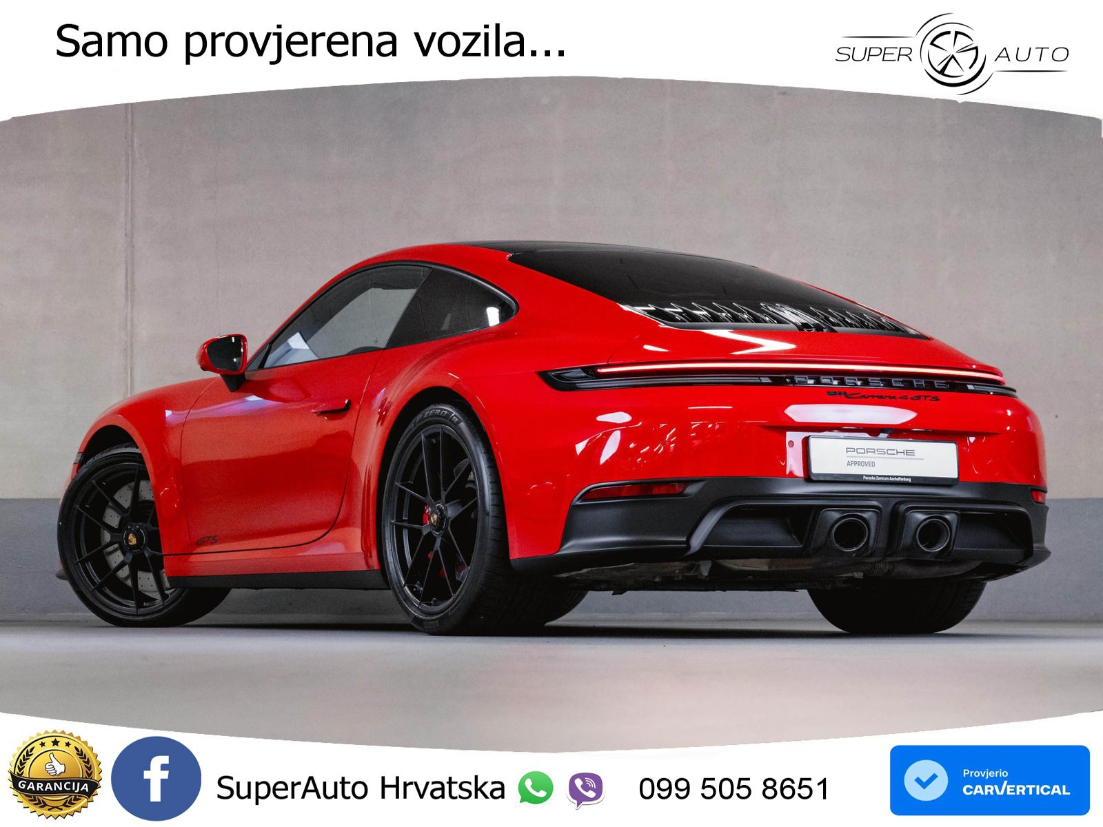 Porsche 911 Carrera GTS 3.6 (541 KS) T-Hybrid PDK MATRIX+GR SJED+KAM