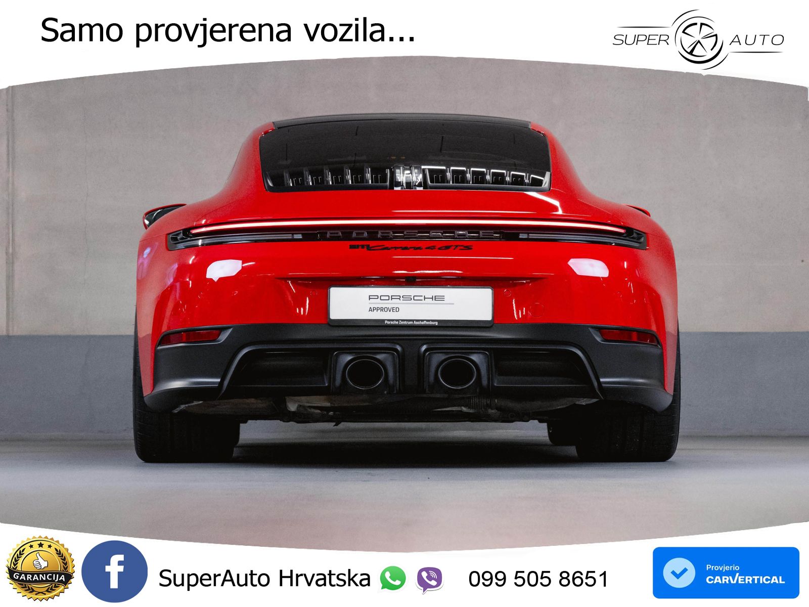 Porsche 911 Carrera GTS 3.6 (541 KS) T-Hybrid PDK MATRIX+GR SJED+KAM