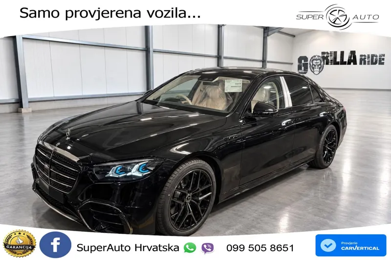 Mercedes S 580 V8 Long (537 KS) EQ Boost 4MATIC 9G-TRONIC