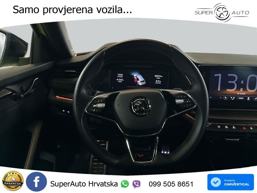 Škoda Octavia Combi RS 2.0 TSI (245 KS) DSG LED+GR SJED+ACC
