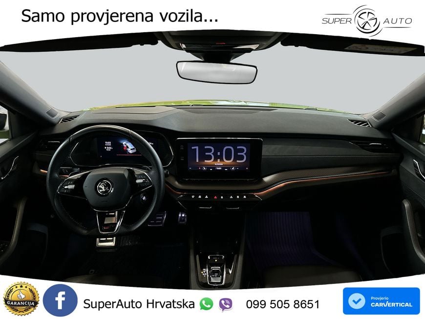 Škoda Octavia Combi RS 2.0 TSI (245 KS) DSG LED+GR SJED+ACC