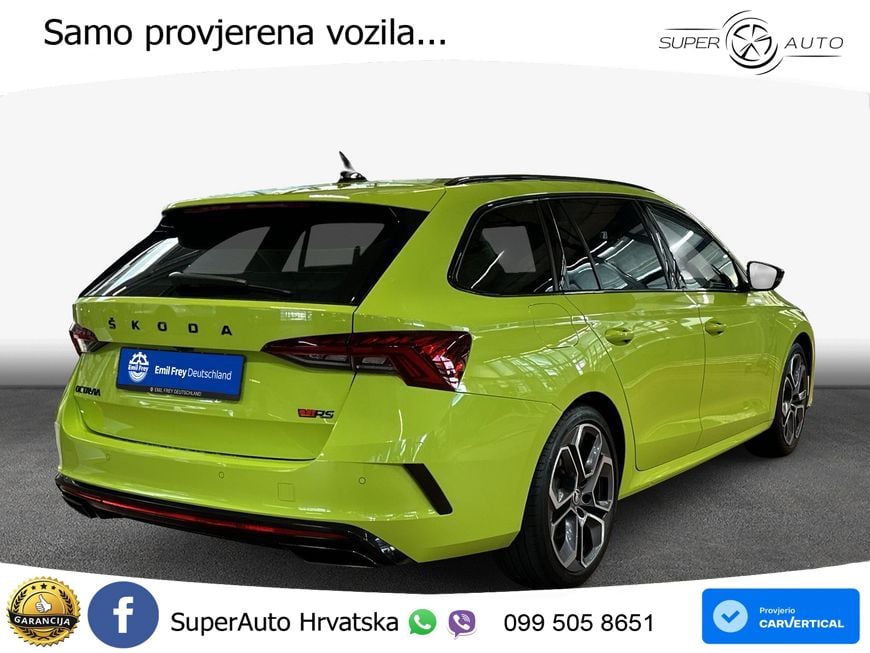 Škoda Octavia Combi RS 2.0 TSI (245 KS) DSG LED+GR SJED+ACC