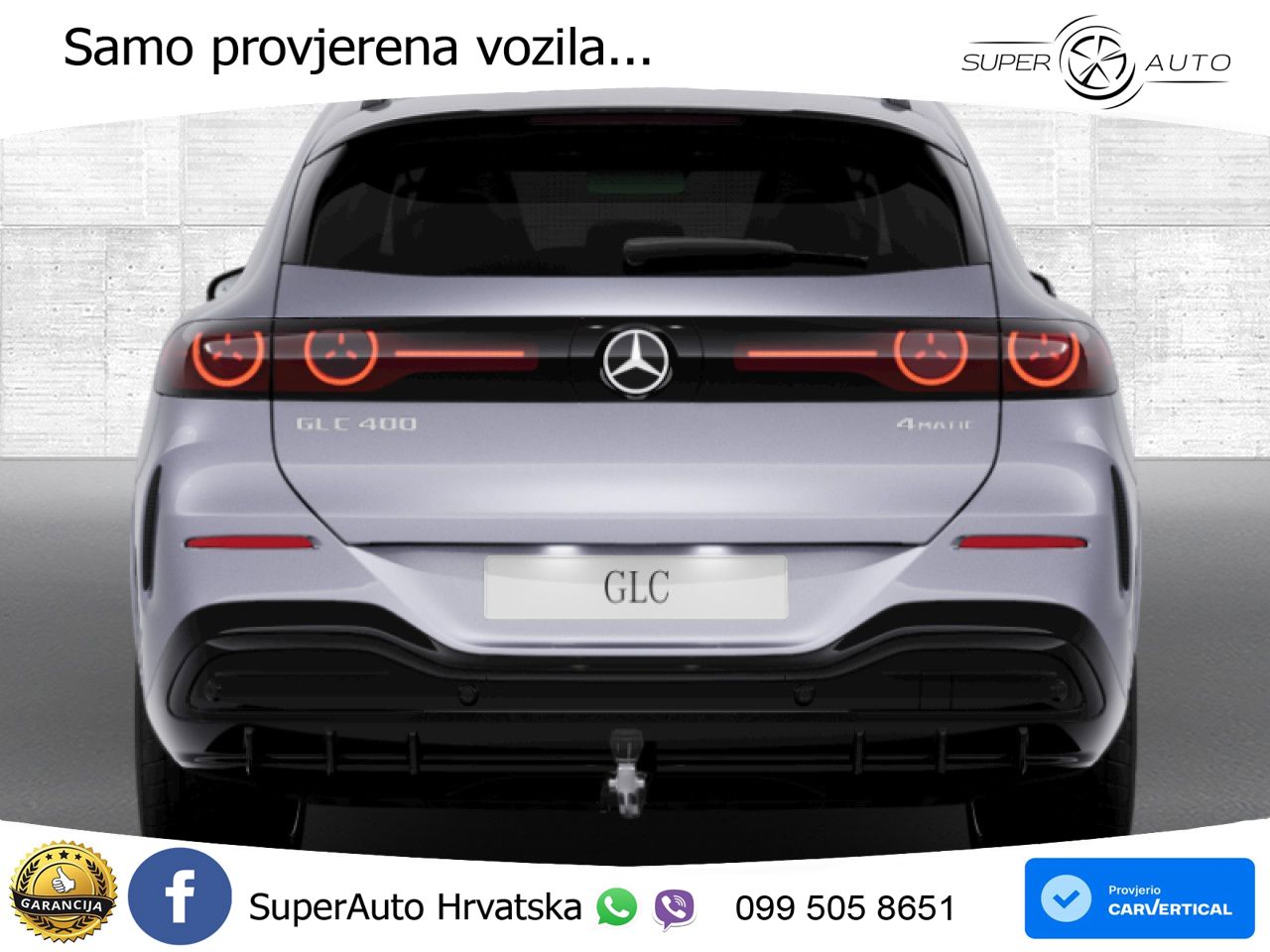 Mercedes GLC 400 94 kWh (489 KS) 4MATIC EQ Technology AMG LED+GR SJED+ACC