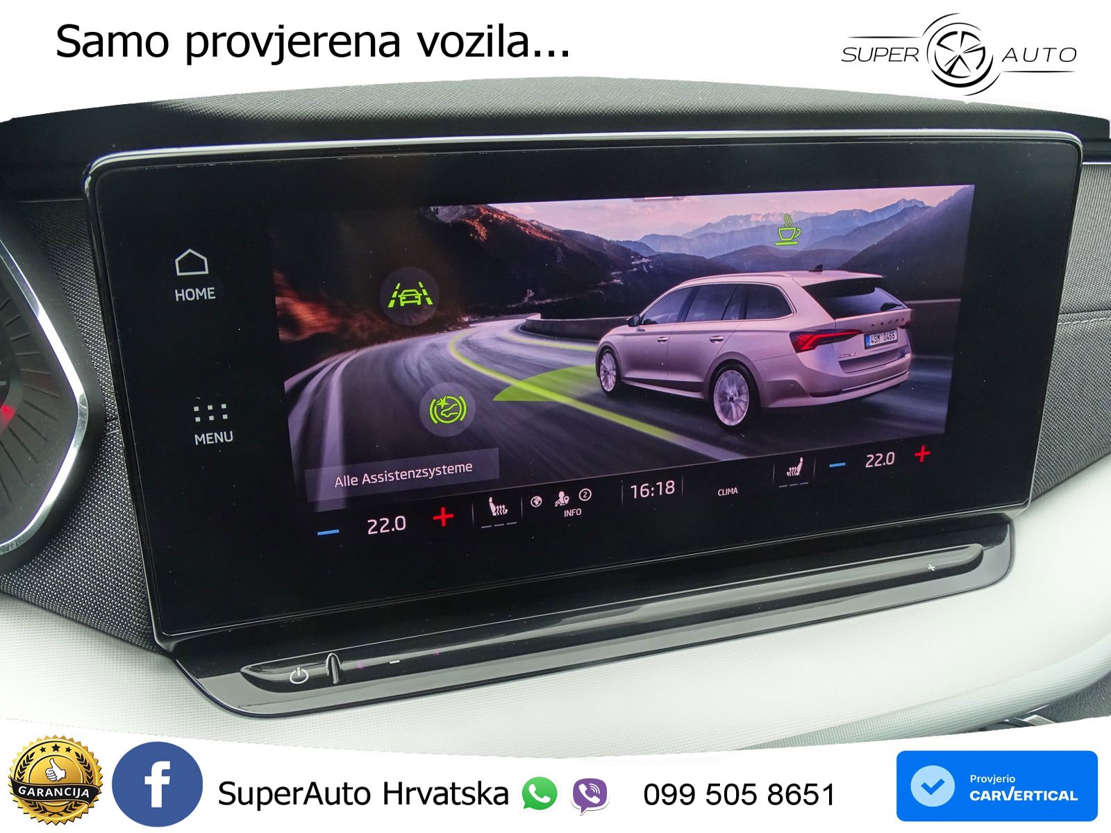 Škoda Octavia Combi 1.5 TSI (150 KS) DSG MATRIX+GR SJED+KAM