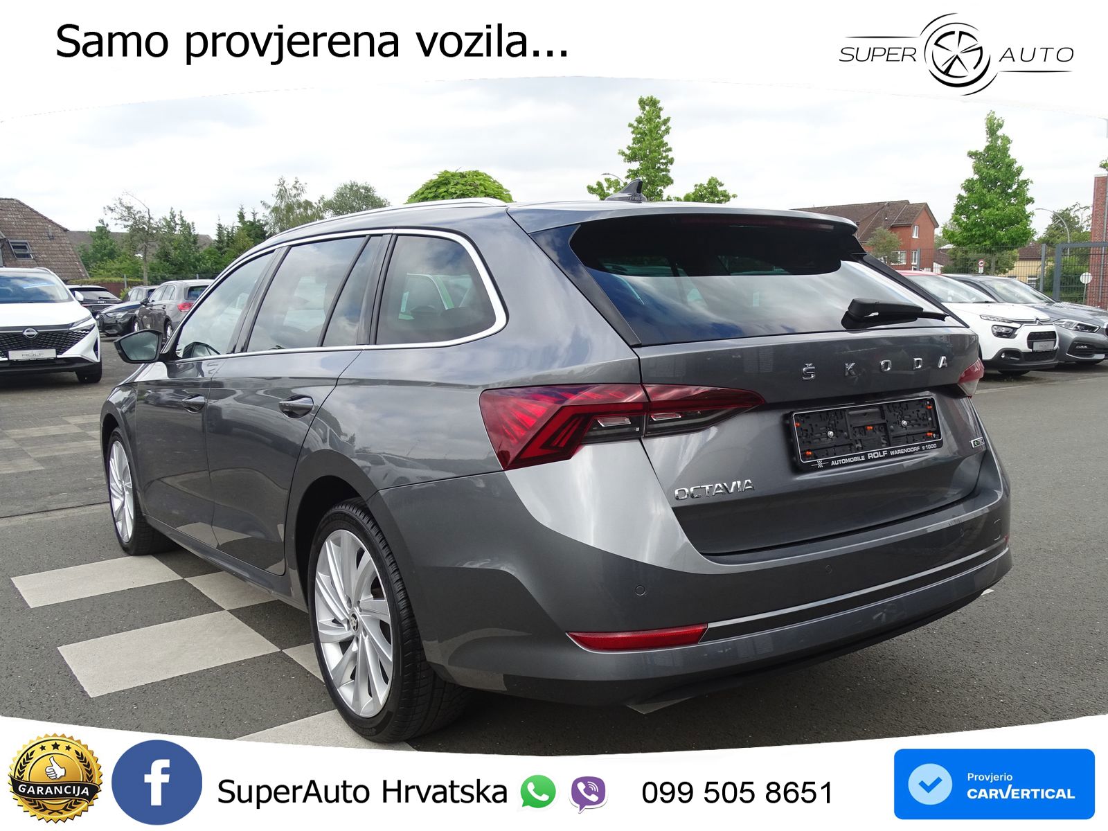 Škoda Octavia Combi 1.5 TSI (150 KS) DSG MATRIX+GR SJED+KAM