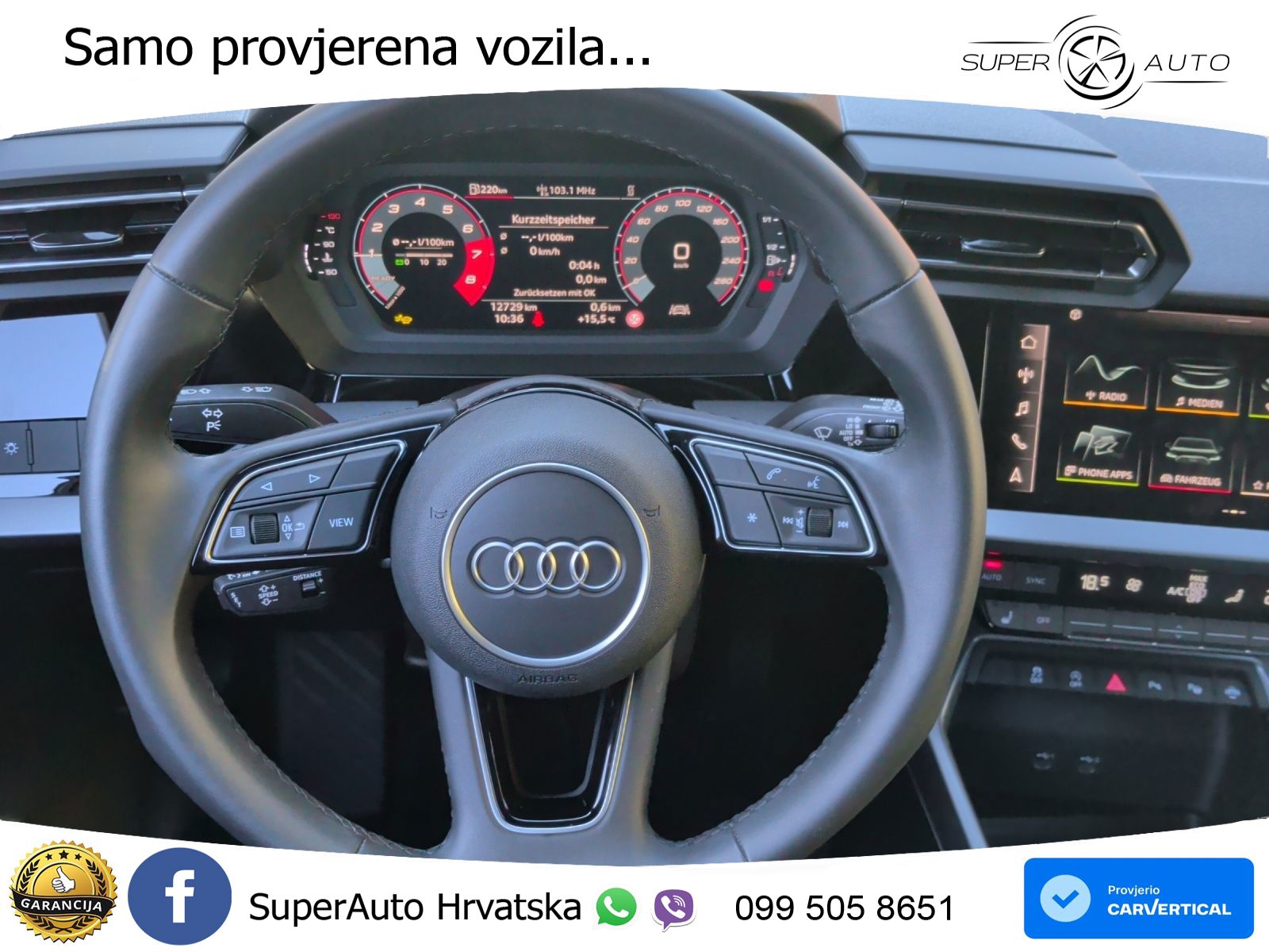 Audi A3 35 TFSI (150 KS) advanced